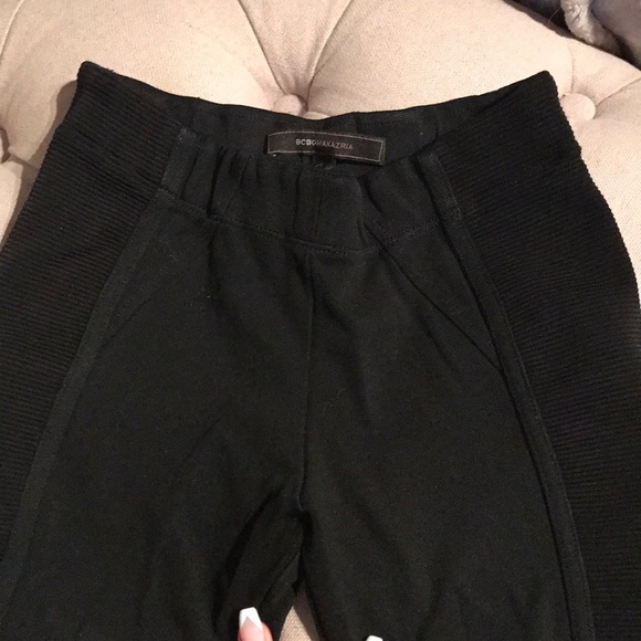 BCBG MAXAZRIA ribbed side leggings - Picture 4 of 4